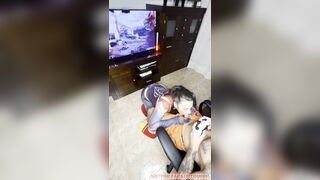 GAMING Couple? I Suck His CHUBBY SCHLONG While He Plays PS5?