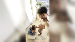 HOT FELLATIO-JOB On The Terrace? Im So LEWD?