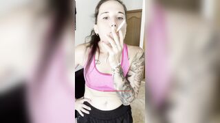 Masturbating during the time that smokin' until I cum?