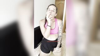 Masturbating during the time that smokin' until I cum?