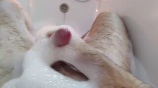 Relaxing in the Foam — Until Things Got Intense