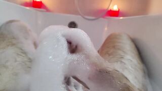 Relaxing in the Foam — Until Things Got Intense