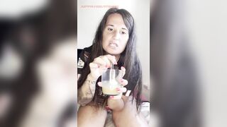 Playing With A MILKY Penis-sock?