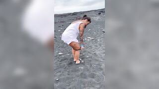 Piss On The Nudist Beach??