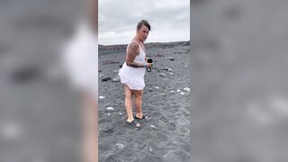 Piss On The Nudist Beach??