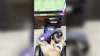 FIFA players⚽️ I suck him off until he cums on my tits