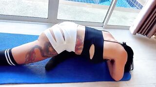 I Showed My Lover FLEXIBLE Yoga Poses – This stud Used My Stretches and FUCKED Me in Brand Fresh Positions! Part 1