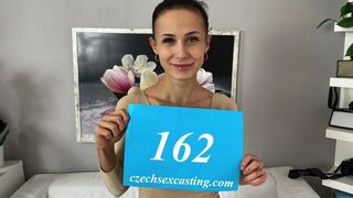 Fit brunette gets some casting action