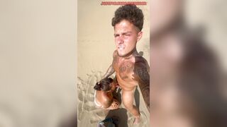 On The Desert? i Suck a OBESE Rod Till this dude CUMS in My face?