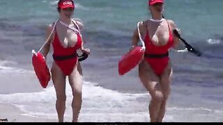 Catch Of The Day Earns A Hard Lifeguard Threesome