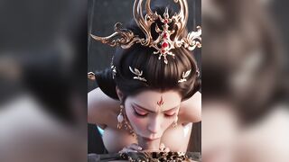 Nymphprince can't satisfy her crave (3D-CGI STYLIZED)