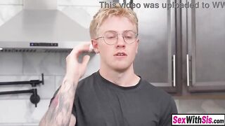 Small redhead teen step sister desperately craves her step brothers giant wang
