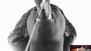 IDEAL LIPS-Goes Black⚫️An?White⚪️With a Sloppy?Ass MOUTH!!!?