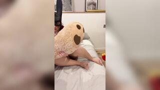 Playing with my feet and butt in my red days?