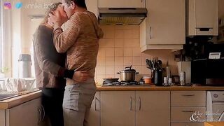 Kitchen Make Out with Stepsister, Kissing & Fingering - Sensual Teasing Moments