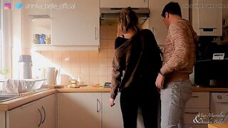 Kitchen Make Out with Stepsister, Kissing & Fingering - Sensual Teasing Moments