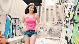 Exhibitionist Honey Sarah Sultry Has Her Lalin gal Cunt Pounded Outside - Mamacitaz
