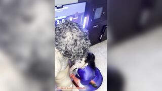 Sucking His CORPULENT Wang? Till He CUMS In My Face?