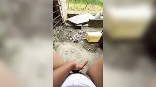 The farm workers like to watch me masturbate