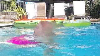 Handsome Harry and Sex Big Girl Nurse Vicki Do Some Under Water Exercises!