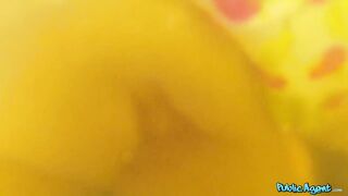 19 year old in a bikini screwed at the LAKES - Public Agent