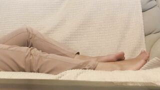 Stare at Her Glamorous Feet and Stroke