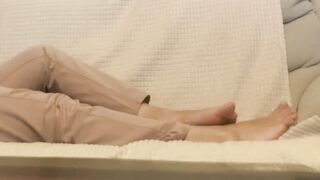 Stare at Her Glamorous Feet and Stroke