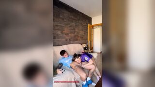 I trade the PS5 controller for his ramrod, he fucks me truly hard and cums on my face?