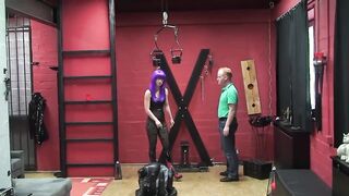 Craving and Hurt - Headmistress Torments Bound Slaves Hard