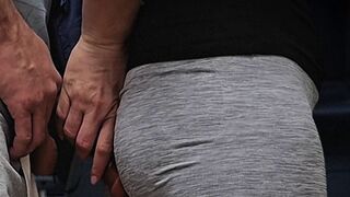 Public Bus Handjob Stranger Cum Raw, risky, and fucking hot! This playgirl strokes his thick dick, teasing him until he explodes in public transport