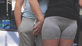 Public Bus Handjob Stranger Cum Raw, risky, and fucking hot! This playgirl strokes his thick dick, teasing him until he explodes in public transport