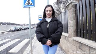 Cameraman Pleases a Moist Brunette
