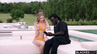 Blacked Charming Model Can't Oppose Her Photographer's BBC