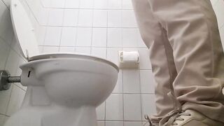 CITY WASHROOM COMPILATION: Nicoletta, Pee and Farts on the Public Restroom Trip