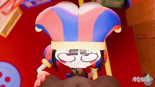 Pomni banging really hard and admirable in the digital circus