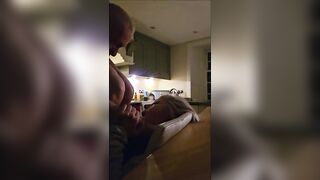 Cheating Mature Housewife Gets Screwed in Her Kitchen by Lustful Neighbour
