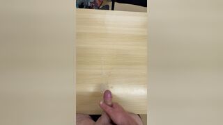 Getting Soaked In Rough Desk Pussy