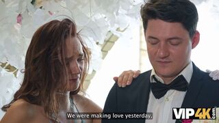 VIP4K. Explore an exhilarating compilation of vehement brides enjoying intimate moments on their wedding day