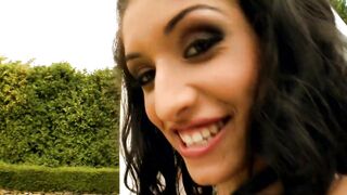 Izabella de Cruz with Lauro Giotto, European Chick Twat screwing, outdoor, Bikini, Creampie Tease#2