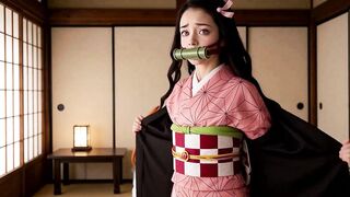 Cute anime AI hotty sucks a shlong and bangs her host
