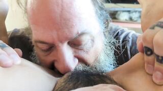 Mature Gringo Licks, Eats & Savors Pleasing Mexican Twat
