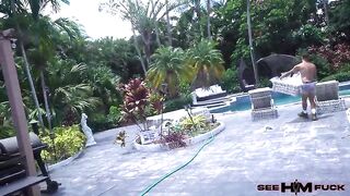 Spitting Covers Air During Her Intense Piledriver Interracial Fuck!