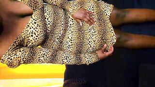 Cheetah print suit hiding one kewl butt big booty