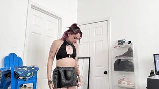 in nature's garb gals try on juicy cunt looks now