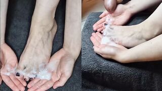 This chab glazed my soles & toes every time... full foot compilation ??