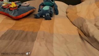 first time double penetration with Stepdaddy and a dildo