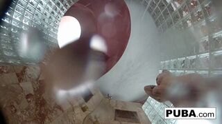 Hawt and Busty Honey Loves Filming Herself in the Shower