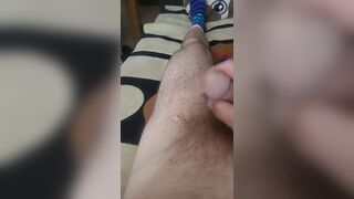 Hard Stroke Fills Her Butt With Thick Cum