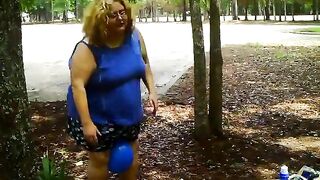 2 bbws are balloon blowing and popping