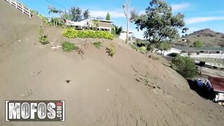 MOFOS - Olivia Austin Takes A Thick Cock In Reverse During the time that Enjoying The Warm Sun On Her Skin